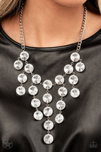 Load image into Gallery viewer, Silver rhinestones necklace
